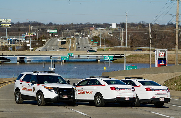Interstate 44 & route 141, Missouri, New Year's Day 2016